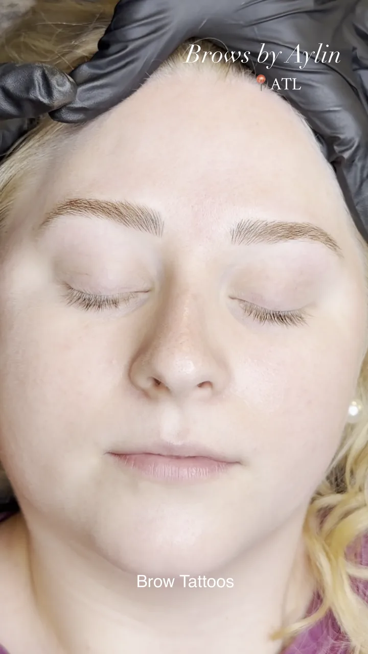 Brow tattoos by Brows by Aylin, permanent makeup in Marietta GA