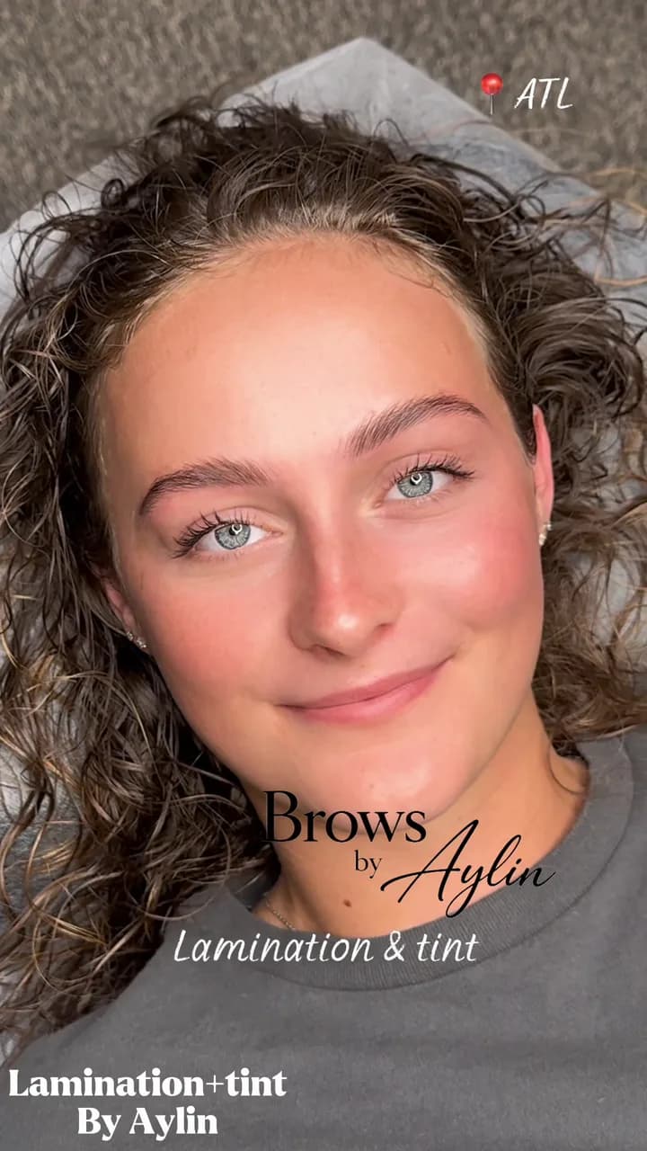 Lamination & tint by Brows by Aylin, permanent makeup in Marietta GA