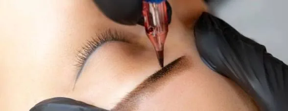 Healed, evenly shaded brows by Aylin at her Marietta studio